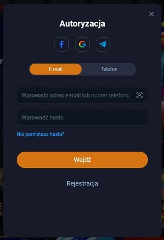 Vox Casino login